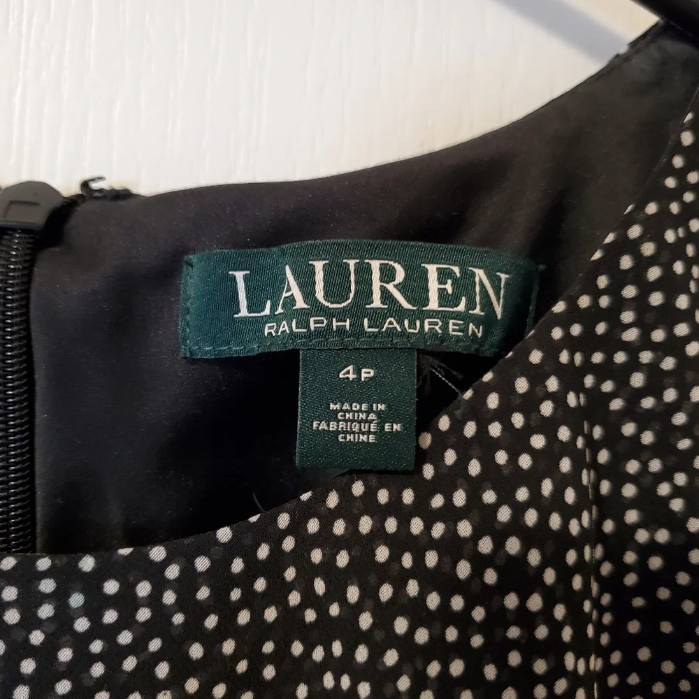 Ralph Lauren Polkadot A-Line Dress (Size 4) - Picture 2 of 16